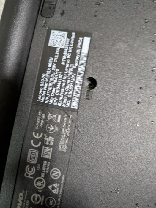 Portatil Lenovo B50 8GB ram 256SSD