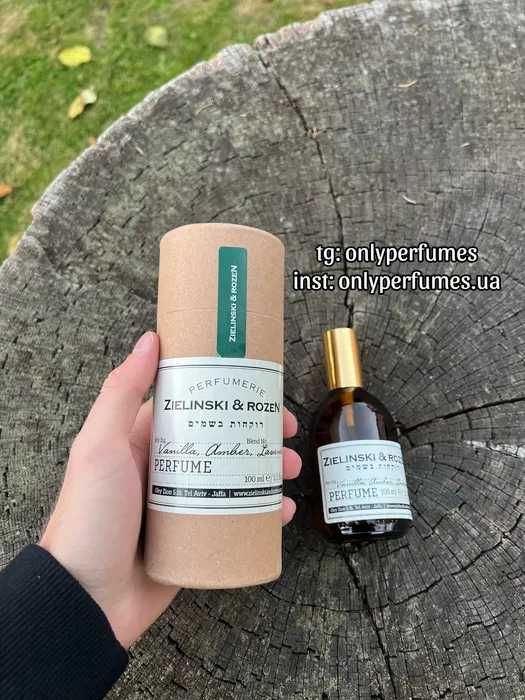Духи Zielinski Rozen Vanilla Blend; Vanilla Amber Lavender зелински.