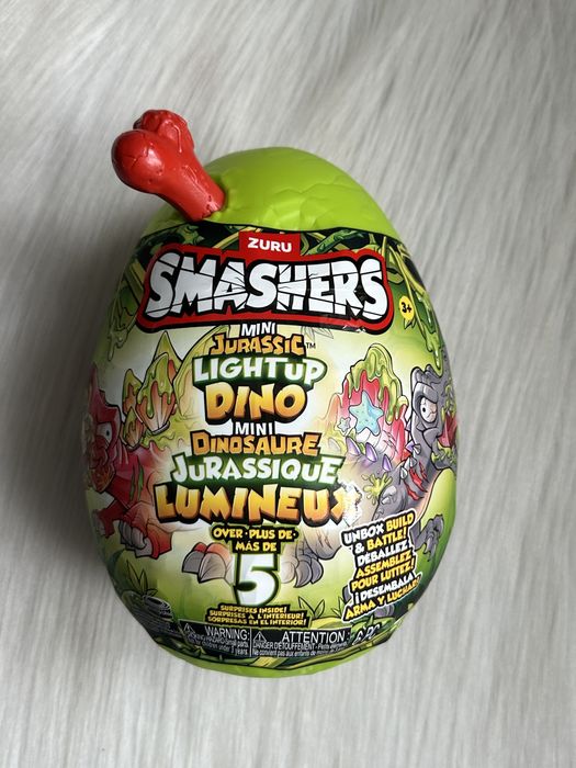 ZURU Smashers mini jurassic lightup dino over 5 JAJO