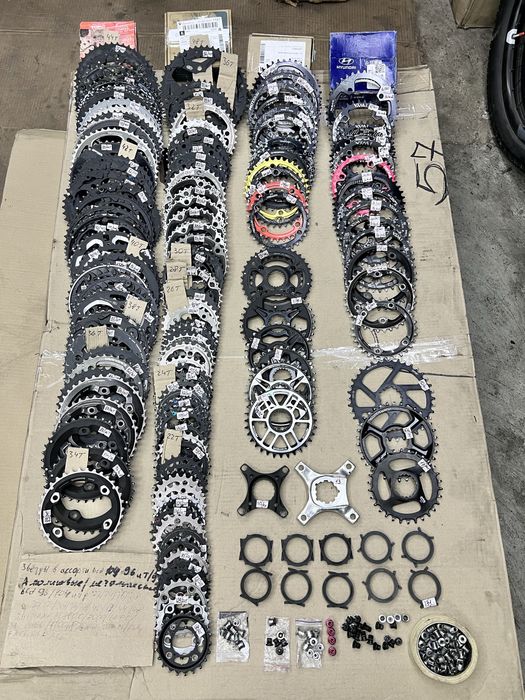 вело звезды перекидки шатуны седла касеты  манетки