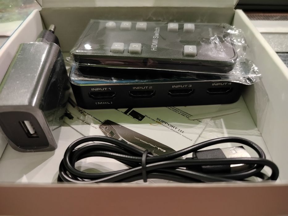 Przełączniki HDMI 4szt