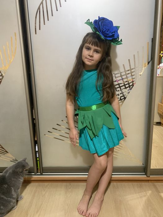 Обруч з квіткою, цветок, обідок, віночок, цветочек, мята