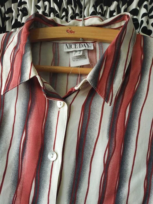 koszula w pasy r.44 wiskoza