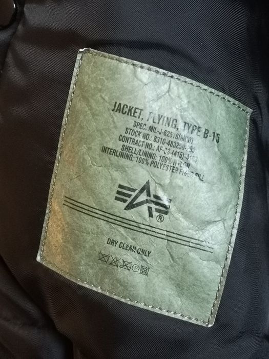 Alpha industries B15 р. L