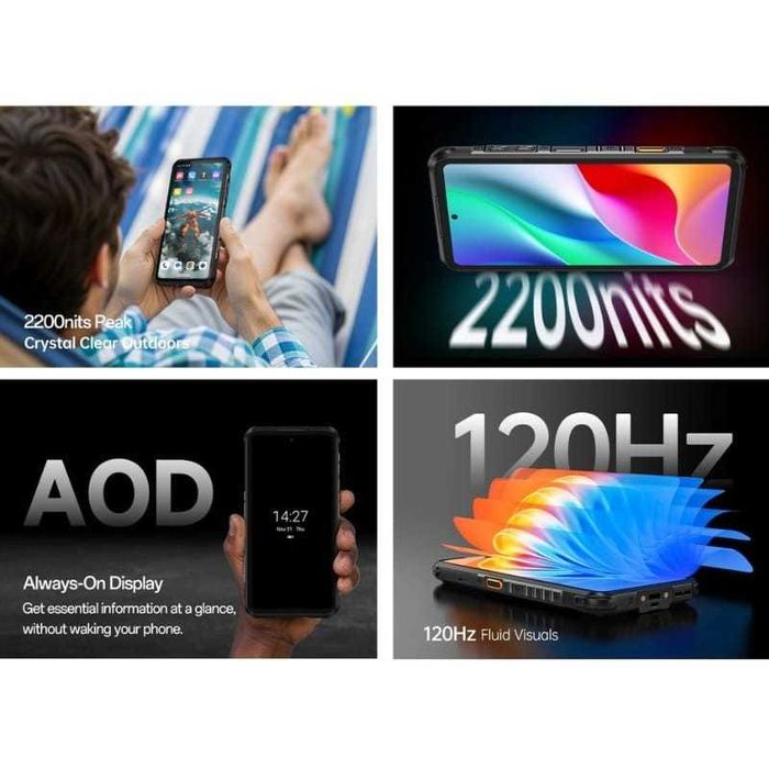 Ulefone Rugone Xever 7 Pro 5G 12GB/512GB IP69K 2,5GHz Cam Termica