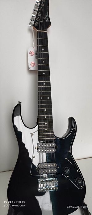 Harley Benton Superstrat bk Junior 3/4