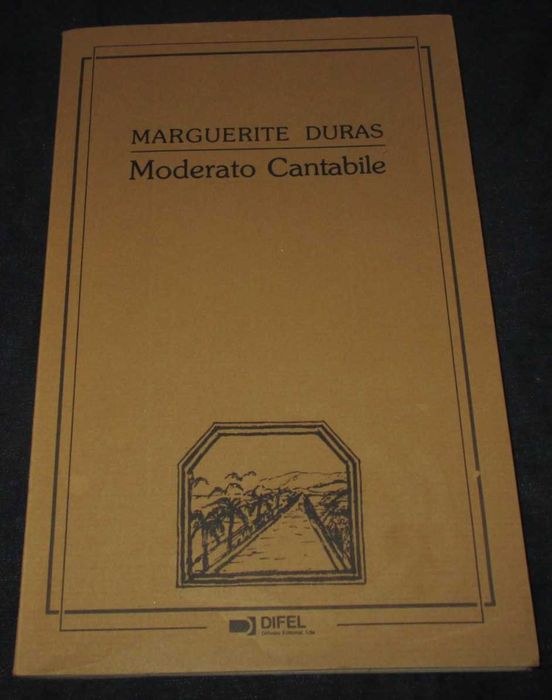 Moderato Cantabile by Marguerite Duras, Difel Edition
