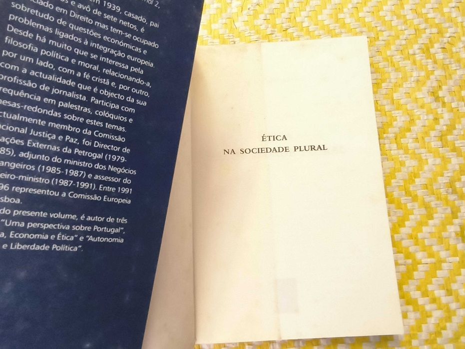 Ética na sociedade plural -de Francisco Sarsfield Cabral
