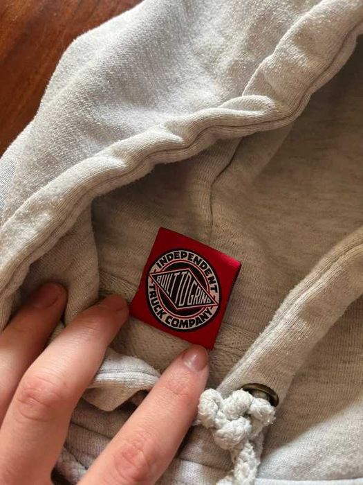 Independent x Toy Machine grey hoodie