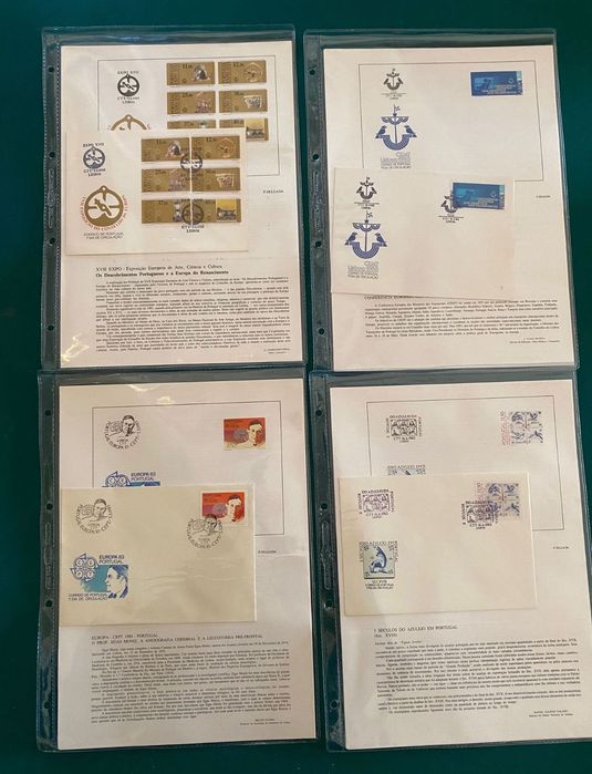 Sobrescritos de 1º dia de circulação dos CTT (FDC’S) - 1983