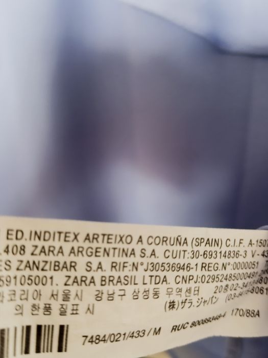Bluzka długi rękaw zara