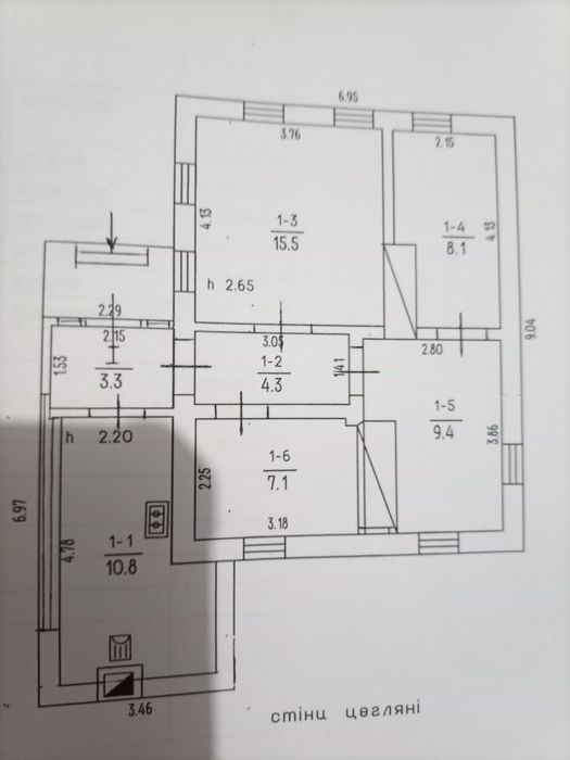 Продаж цегляного будинку