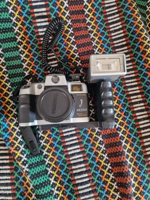 Máquina Fotográfica Analógica Olympia NK3030 + Flash + Mala (Vintage / Deco)