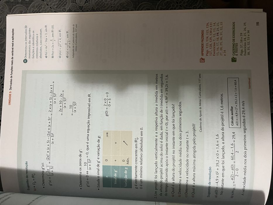 Livro de matemática 11 ano