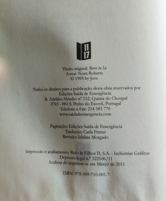 Herança de Gelo - Nora Roberts