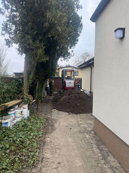 Usługi minikoparka  wozidlo wywrotka