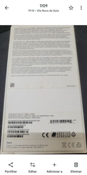 Iphone 11 128GB c
