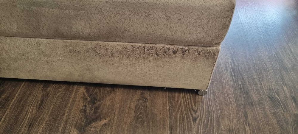 Sofá 3 lugares com chaise long - Bege VALOR NEGOCIÁVEL