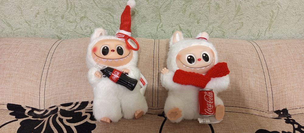 Лабубу Кока Кола Coca Cola мягкие игрушки