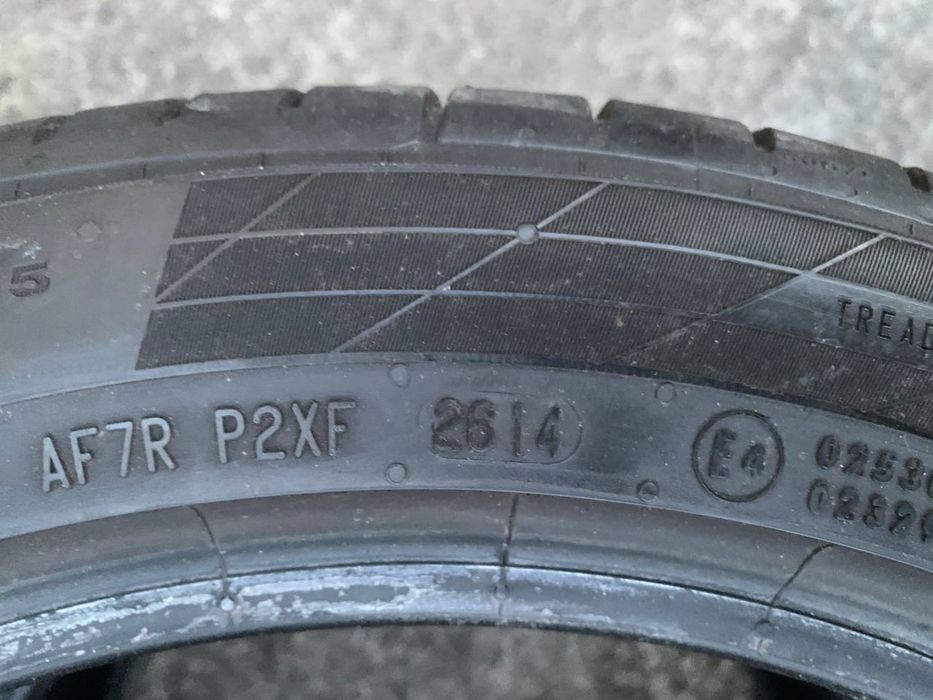 Opony 225/45R17 Continental 6mm lato