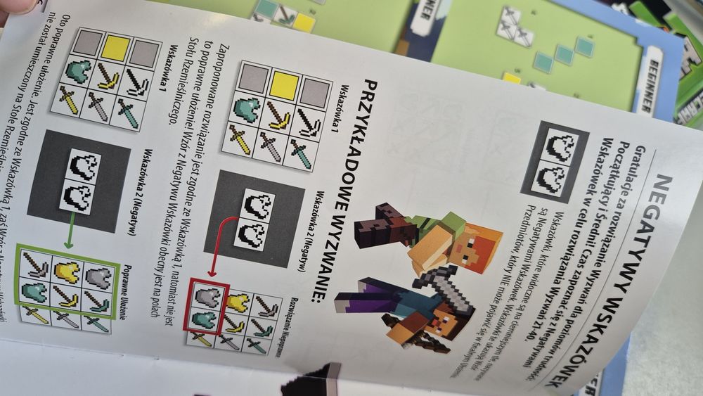 Minecraft magnetyczna łamigłówka puzzle