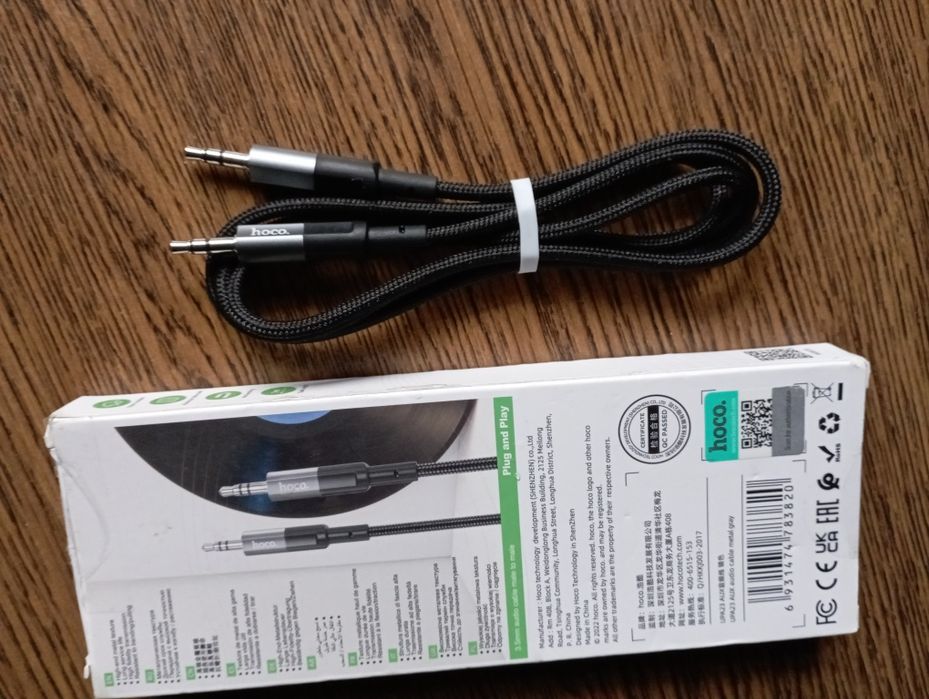 Шнур  НОСО   AUX  штекера 3,5мм оригинал.