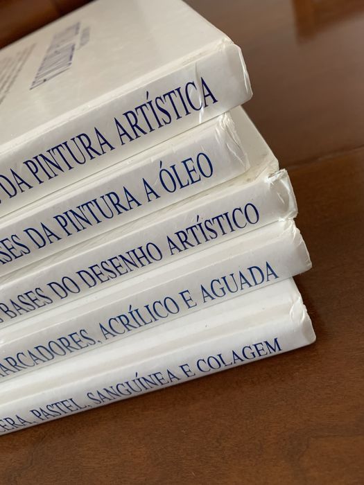 5 Livros “Curso Completo de Desenho e Pintura”
