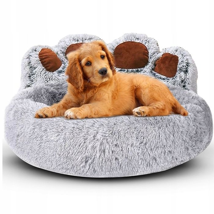 Legowisko Dla Psa Kota Miękkie Posłanie Wodoodporne Poduszka Shaggy