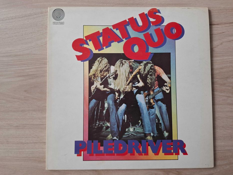 LP. Status Quo "Piledriver" UK Vertigo Ex+