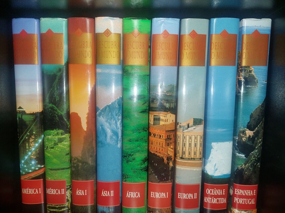 Coleção "Descubra o mundo" - 10 volumes como novos