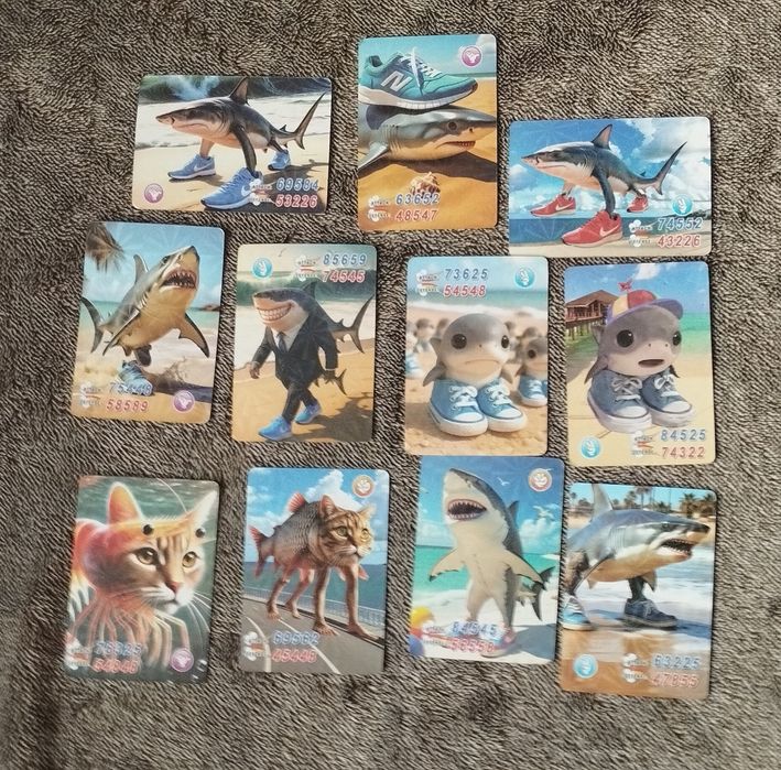 Karty Brainrot 11 sztuk