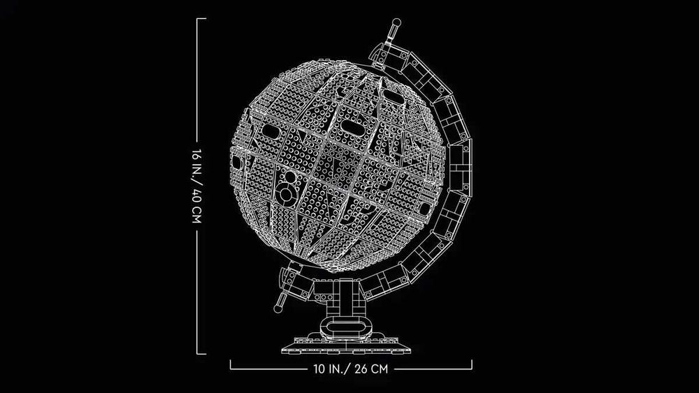 Конструктор Глобус (21332), 2585 деталей