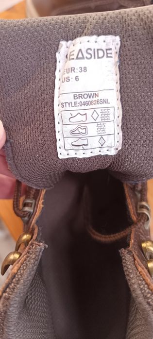 Botas n. 38 castanho