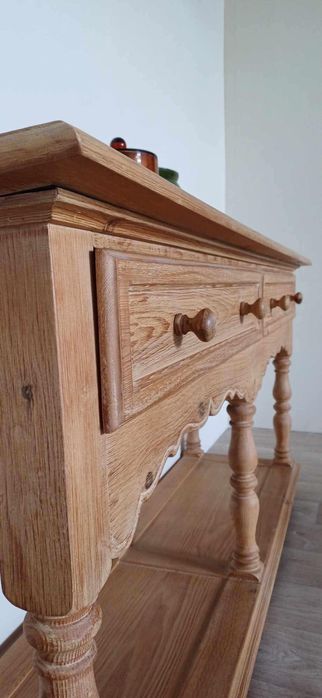 Konsola drewniana vintage