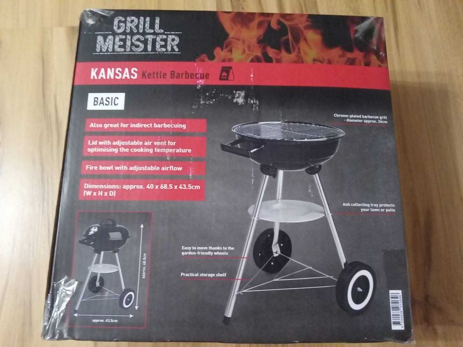 Grill węglowy KANSAS