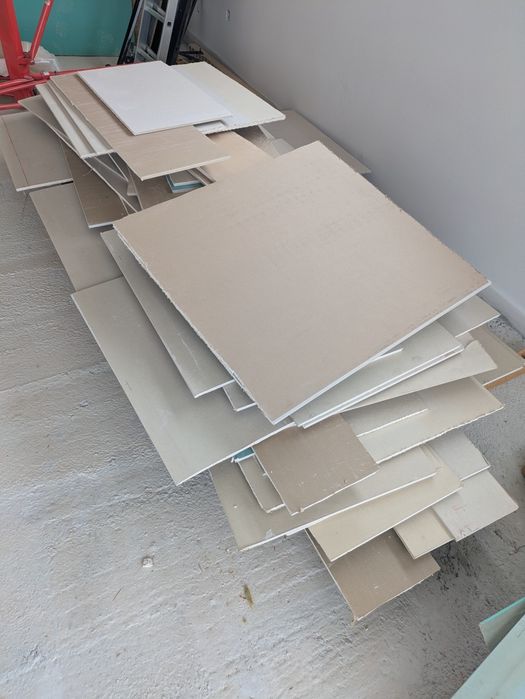 Placas Pladur restantes
