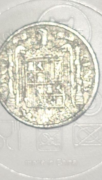 Moeda de 5 cêntimos espanhola de 1945