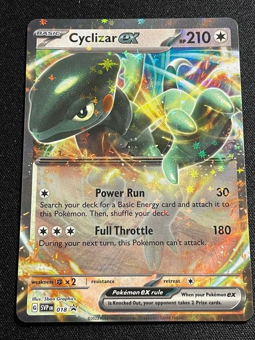 Carta Pokémon Cyclizar EX SVP018 Promo
