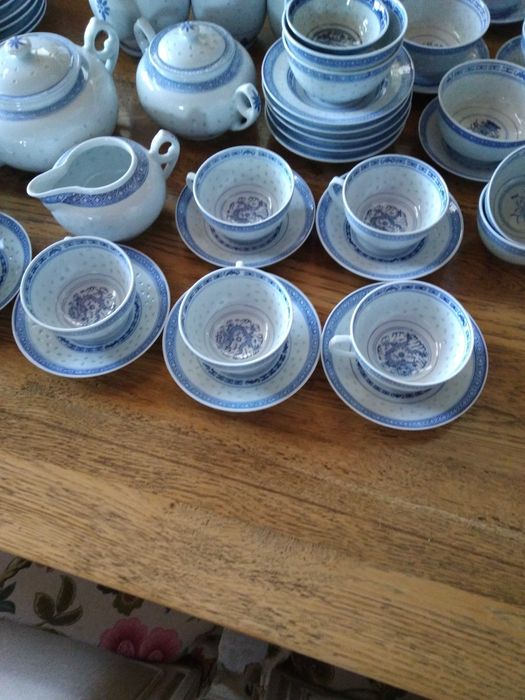Serviço de loiça chinesa Bago de Arroz