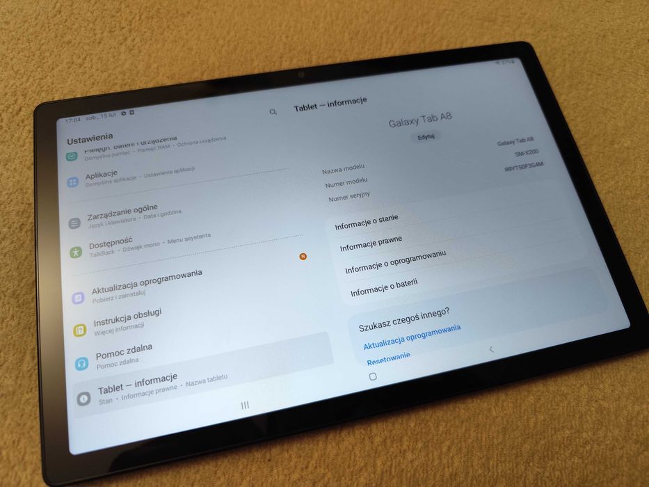 Samsung Galaxy Tab A8 10.5 4/64 SM-X200 + nawigacja TIR AUTOBUS