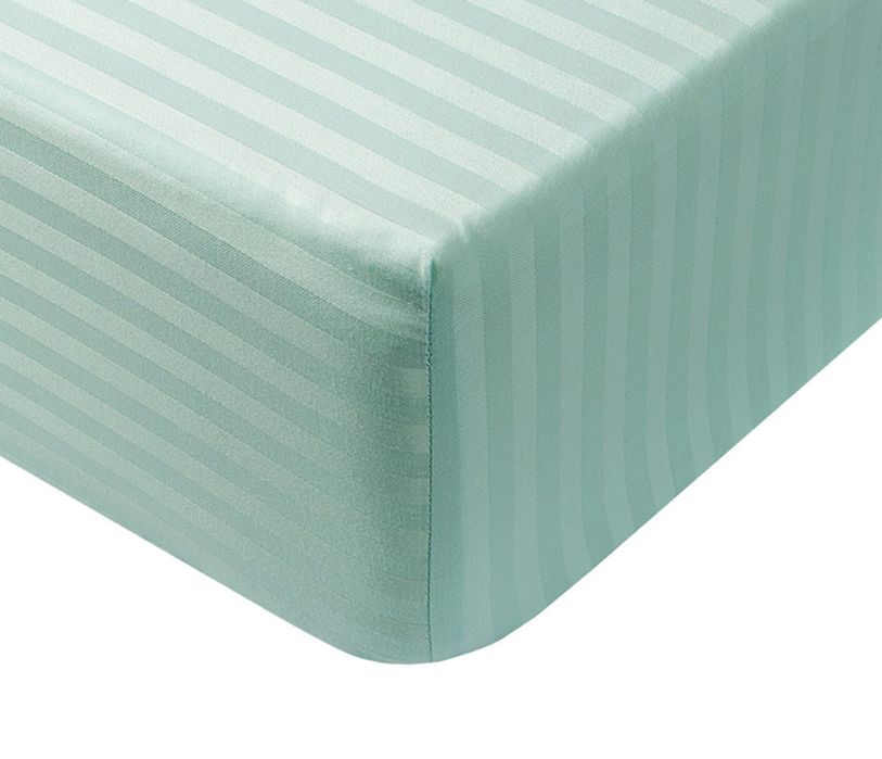 Простинь на резинці сатин Турція простынь на резинке постільна білизна