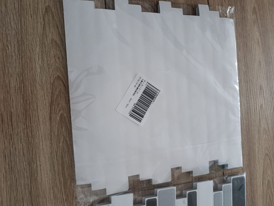 Panele ścienne 3D samoprzylepne 30×30 cm szaro-czarne – 20 szt