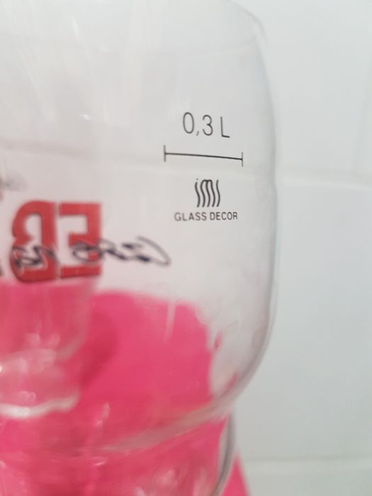 Pięć nowych oryginalnych krzywych szklanek 0,3l Glass Decor