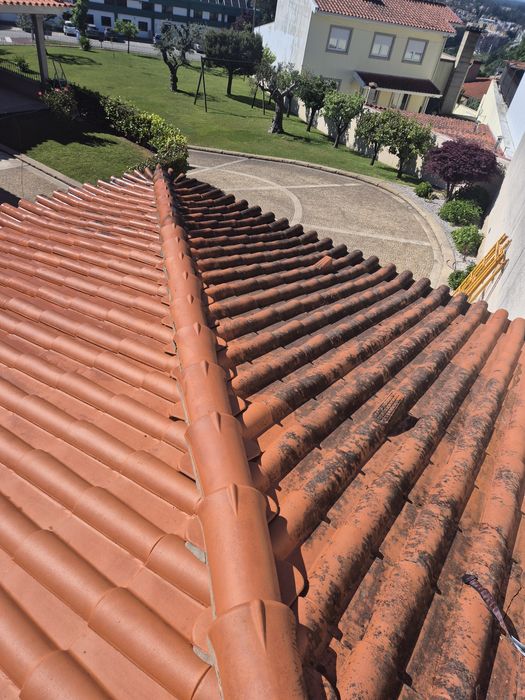Limpeza e impermeabilização de telhados