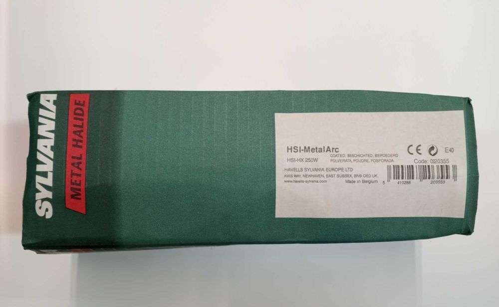 Lâmpada PHILIPS / SYLVANIA de iodetos metálicos 250W
