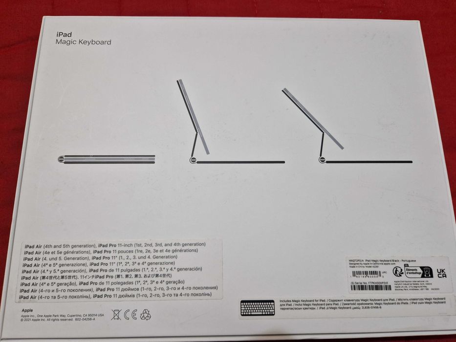 Apple Ipad Magic Keyboard - Capa com teclado - Optimo Estado