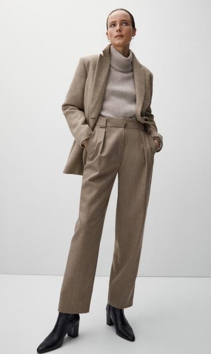 Брюки з вовни Massimo Dutti