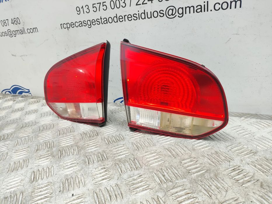 Farolins de mala direito esquerdo originais VW Volkswagen Golf 6 VI