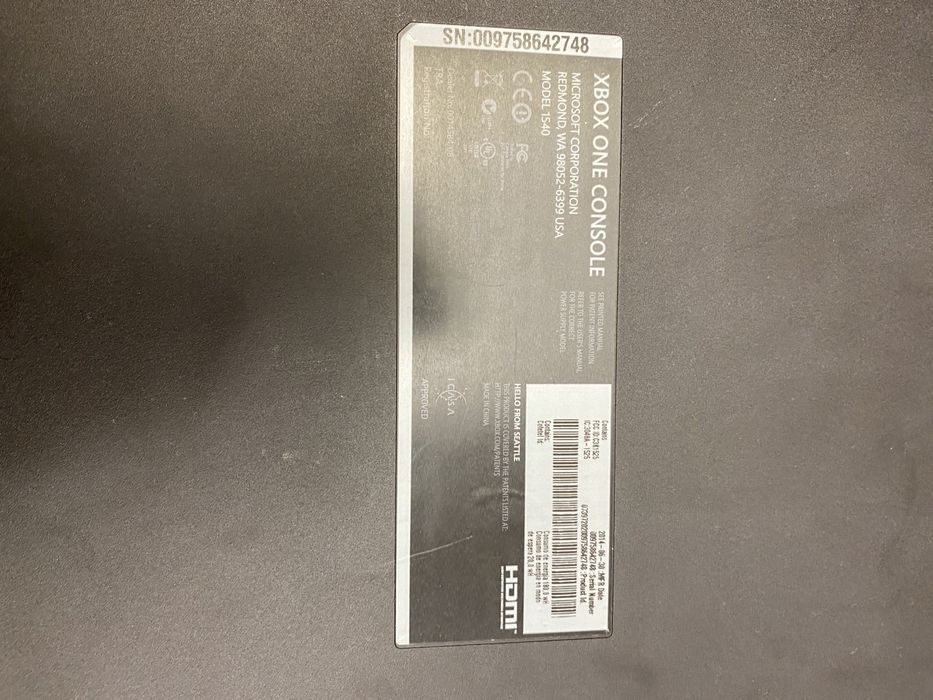 Xbox one sama konsola sprawna