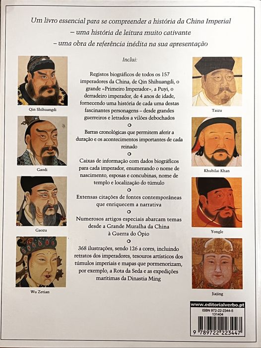 Crónicas dos Imperadores Chineses - O Registo, Reinado a Reinado